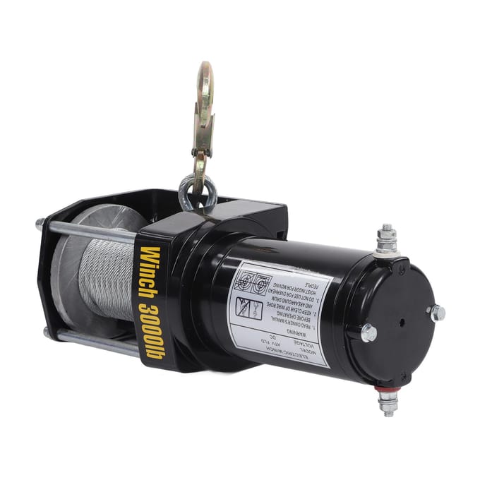 Elektrische Lier Kit 24V met Afstandsbediening Stalen Kabel Mini Beugel 3000lbs voor ATV UTV Accessoires
