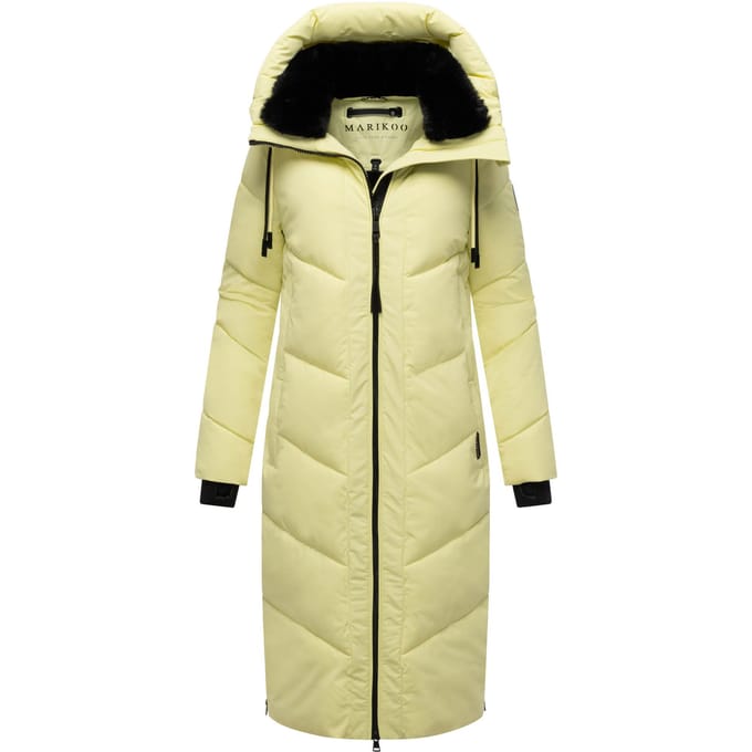 Marikoo Nadaree dames winterjas – lang, warm & met capuchon
