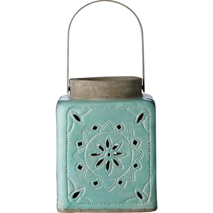 Bloomingville Lantaarn - Keramiek - Mint