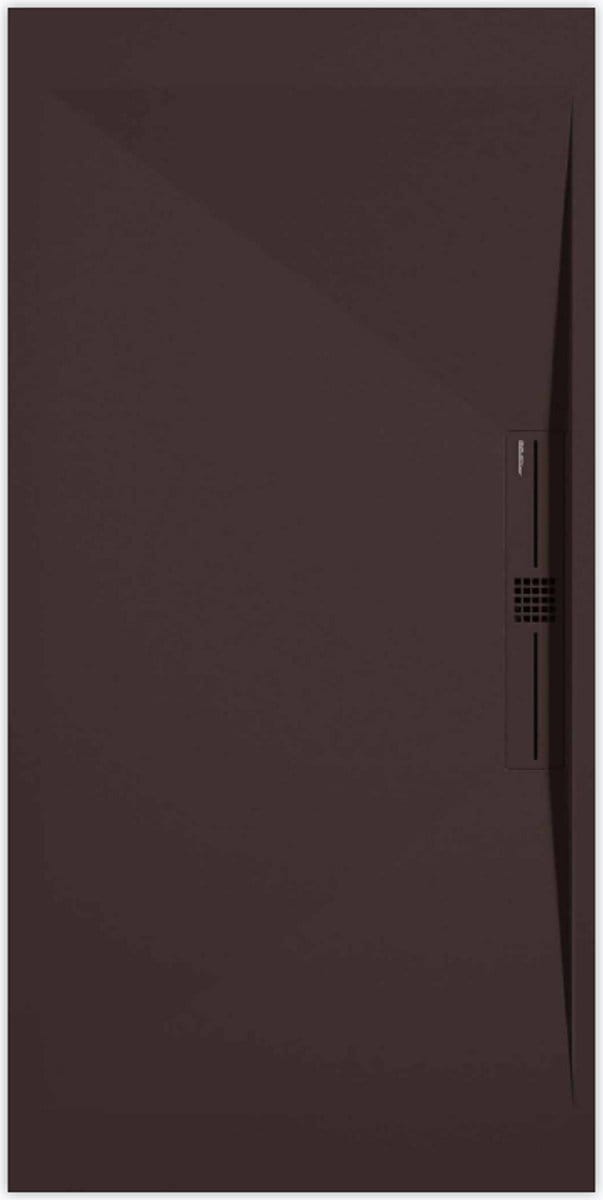 Sanifun douchebak Stone Side Chocolate Smooth 1400 x 800 P