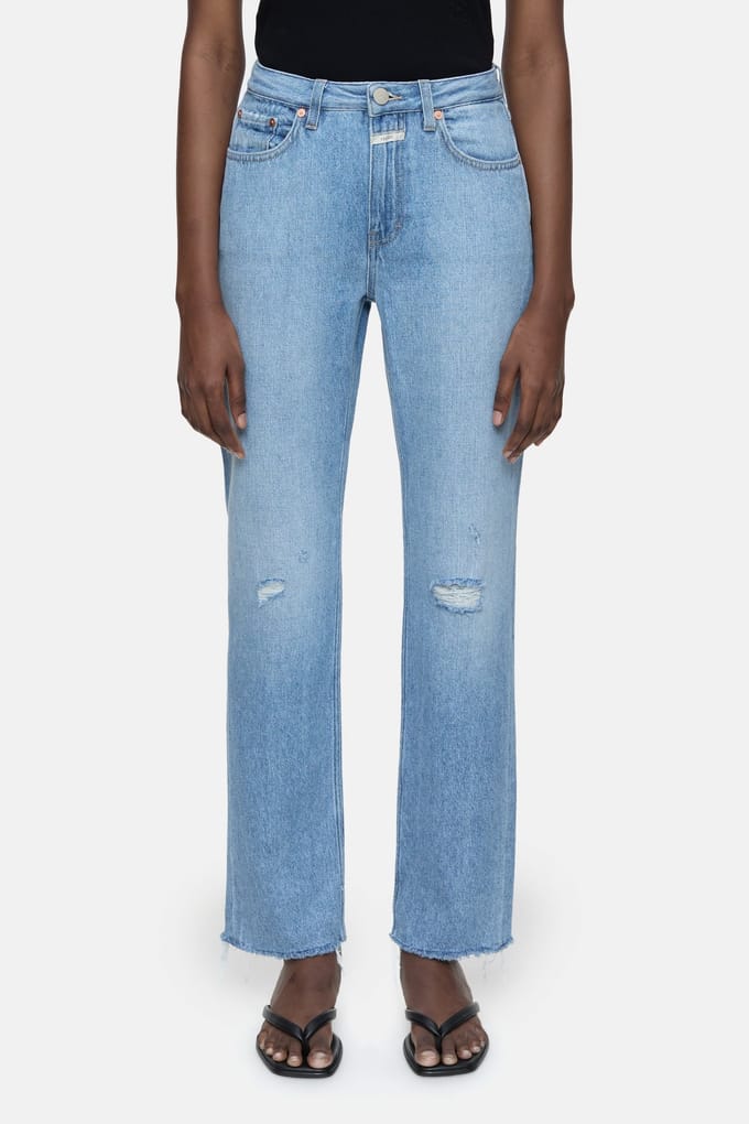 Closed Roan Jeans Mid Blue Größe: W29L30 | Straight Jeans Outlet | Damen | Blau
