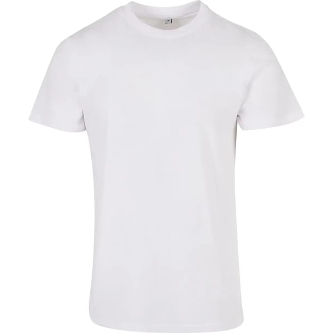 Build your Brand Basic Round Neck T-Shirt BYBB010 - White - S