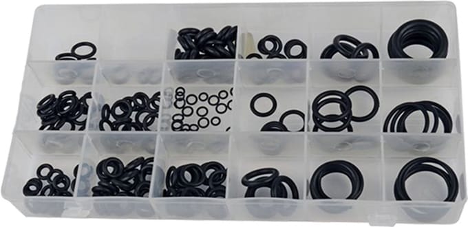 DW4Trading Assortimentdoos O-ringen Rubber - 15 Maten - 225 Delig