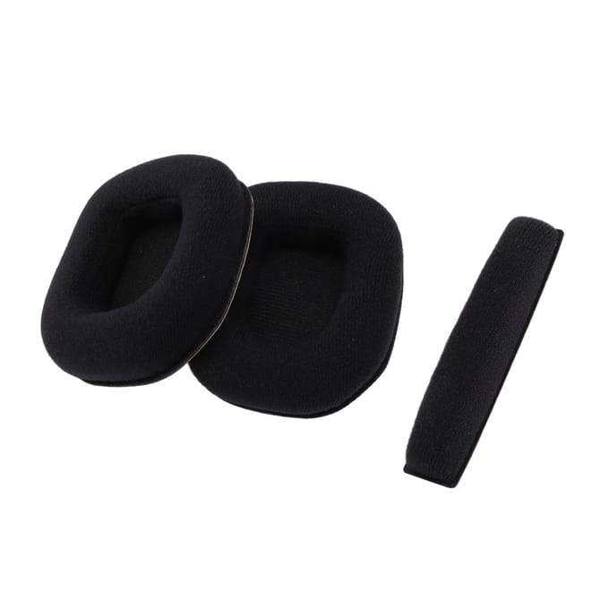 Vervangende oorkussens voor Astro A50 A40 gaming headset traagschuim spons katoen hoofdtelefoon oorkussens kussens met black