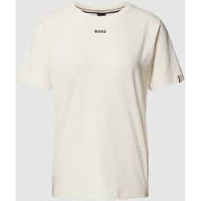 T-shirt met labelprint