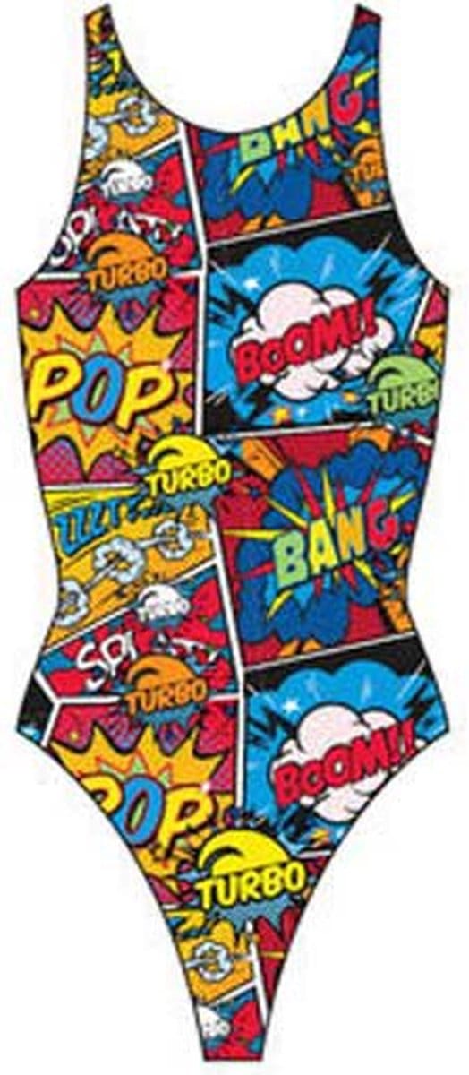 Turbo Comic Boom Zwemkleding Veelkleurig 5XL Vrouw