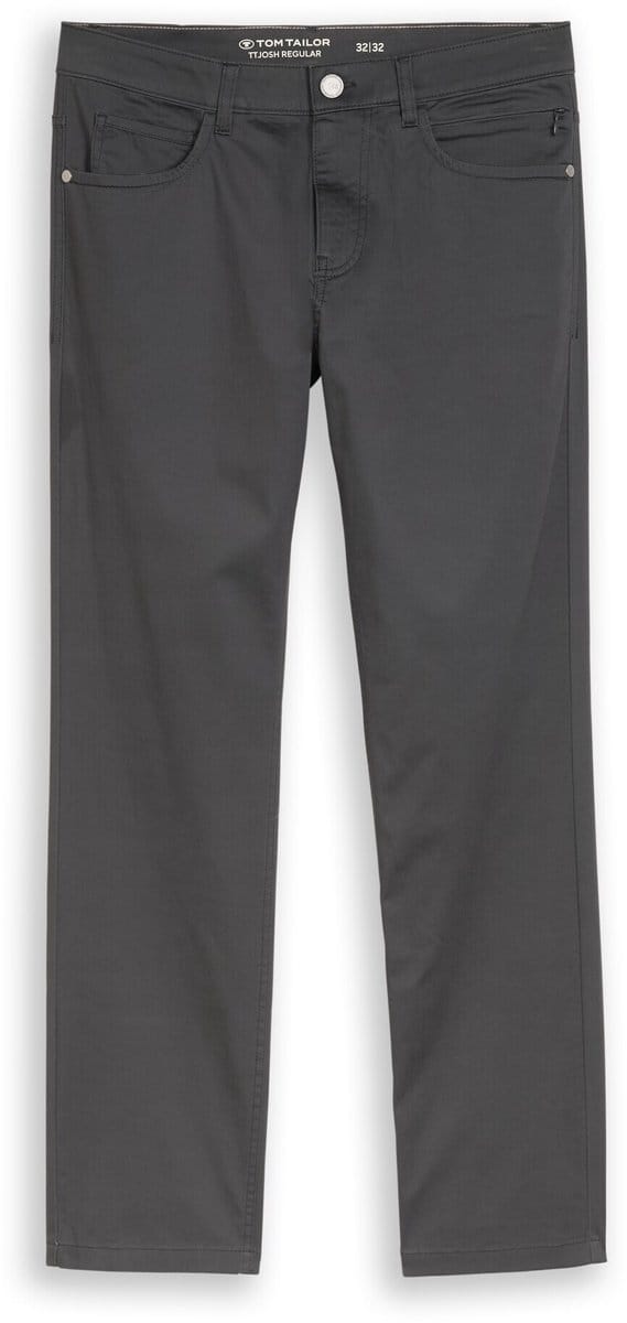Tom Tailor - TTJOSH REGULAR SLIM broek - Maat 36/34 - Tarmac Grey
