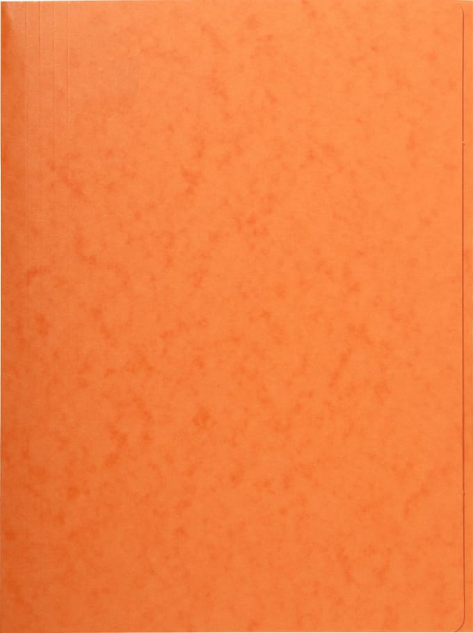 Exacompta 25x Map met 3 kleppen in glanskarton 400gm2 - A4 - Oranje - 56409E