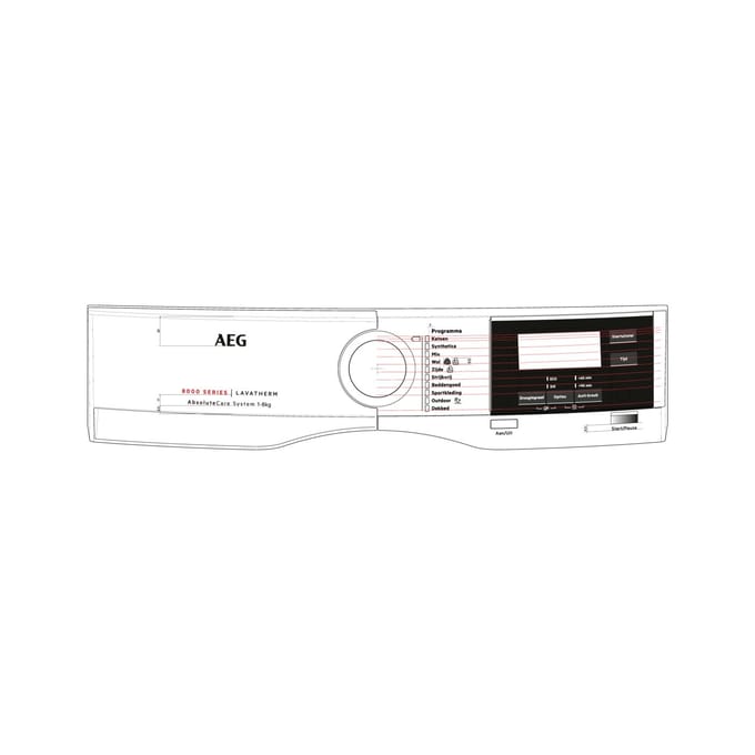 AEG controlepaneel, wit, AEG 140164308011