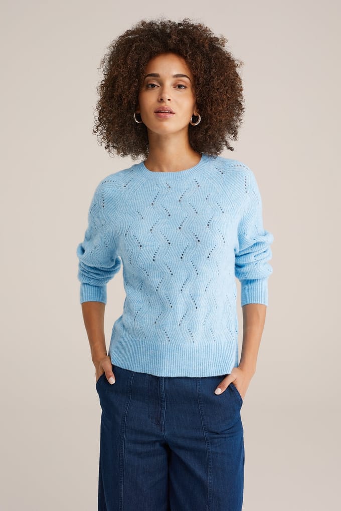 WE Fashion Knitted Pullover Blue Taglia: 3XL | Maglioni a maglia Outlet | Donna | Blu
