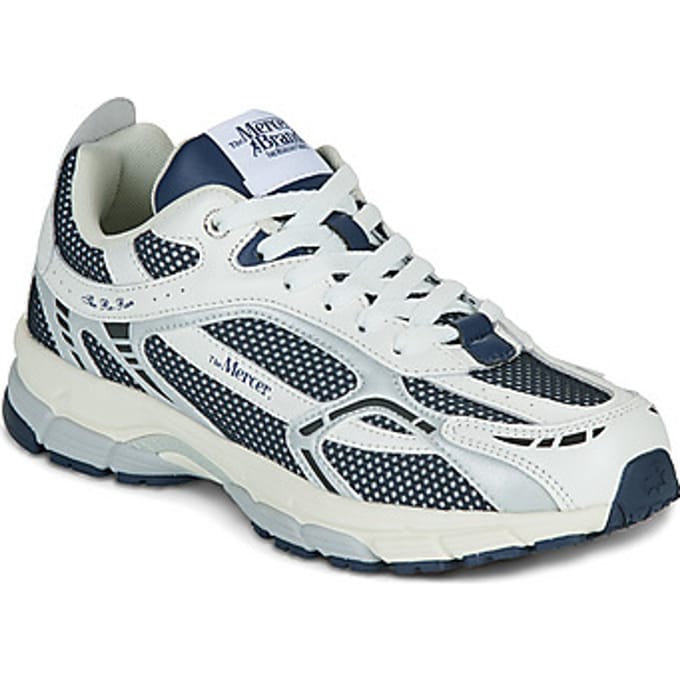 Lage Sneakers The Mercer Brand The Re-Run White Silver