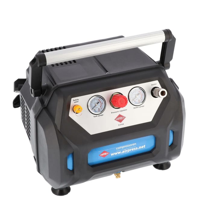 Olievrije compressor H 215-6 8 bar 1.5 pk/1.1 kW 92 l/min 6 l