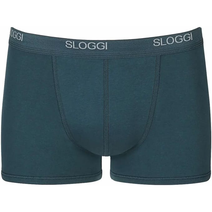 sloggi men Basic Heren Boxershort korte pijp - Night Blue - Maat S