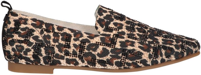 La Strada Loafer Leopard Knitted - Damesschoenen - Maat - 37