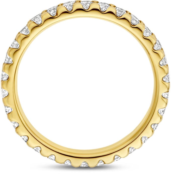 14K Geelgouden Ring met Lab Grown Diamant 1.00 ct 4035437 – F VS