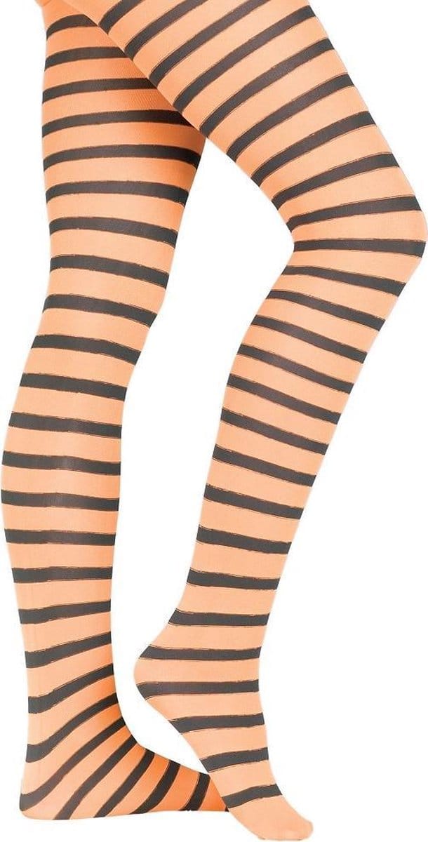 Panty gestreept (assorti kleur)