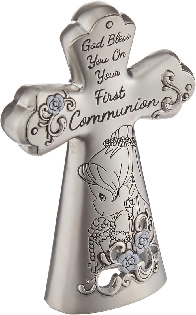 Tafelkruis - Communie geschenk - Eerste communie - Mini formaat - 6 cm breed