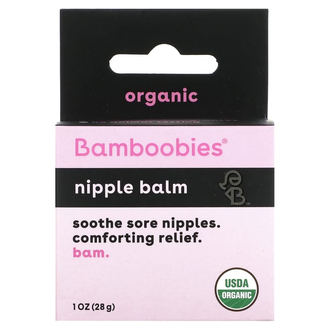 Bamboobies, Organic Pacifier Balm, 1 oz (28 g) pink