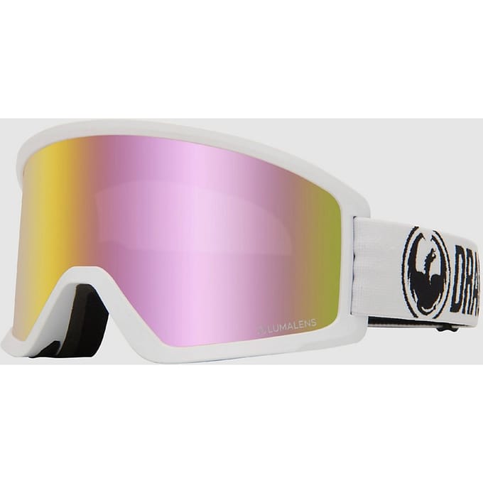 Dragon Alliance DX3 OTG Skibril - White/Pink Ionized