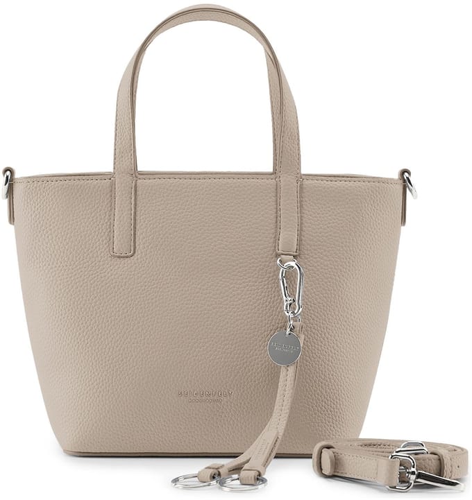 SEIDENFELT MANUFAKTUR handtas schoudertas Lohja Hand Bag Cool Taupe