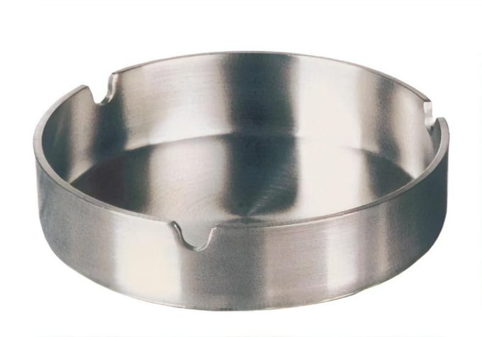 Mato Rvs Asbak 12 Cm Zilver