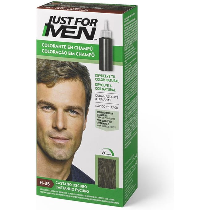 Shampoing Colorant Just For Men Marron Foncé beige