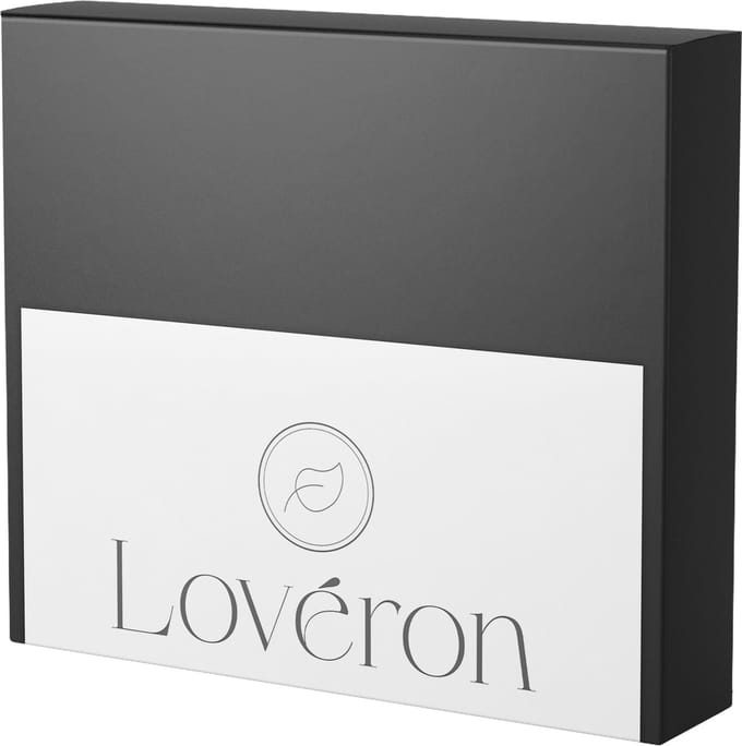 Lovéron kussensloop - Katoen - 2 stuks - 50x60 cm - Antraciet