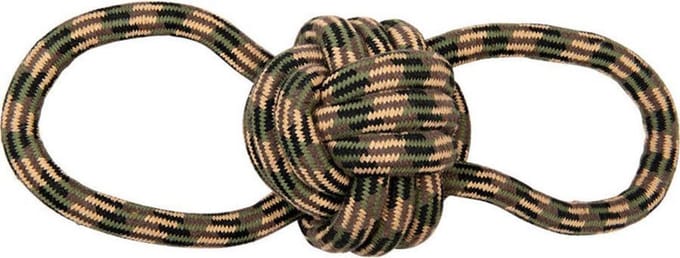 Jack & Vanilla Camouflage Touwbal Groen/Bruin 950 gr 43 cm