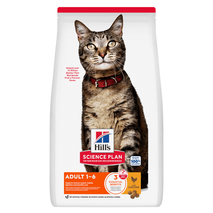 Hill's Science Plan Adult 1-6 met Kip - 7 kg