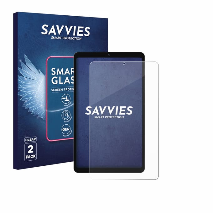 2 Stuks Savvies Screenprotector - geschikt voor Blackview Link 2 8.68" - beschermfolie glas transparant