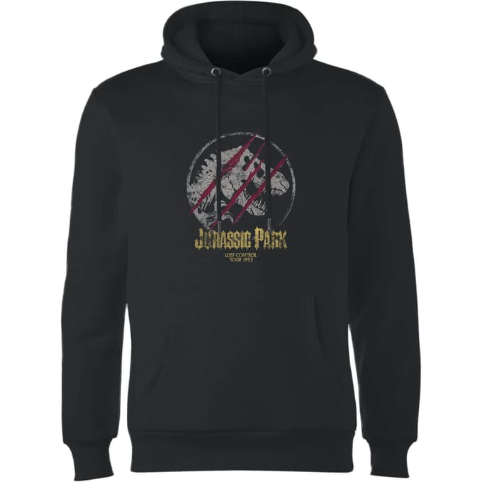 Jurassic Park Lost Control Hoodie - Zwart - L