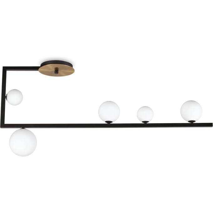 Ideal Lux Bird LED plafondlamp, 5-lamps