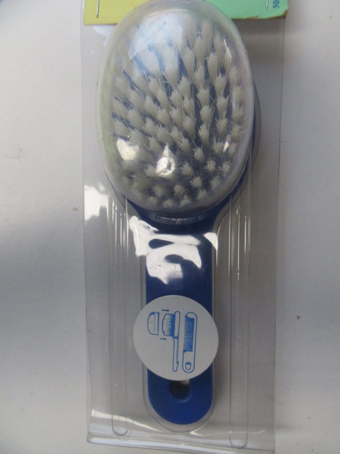 bebe confort , babykam , + borstel set , blauw / wit ,