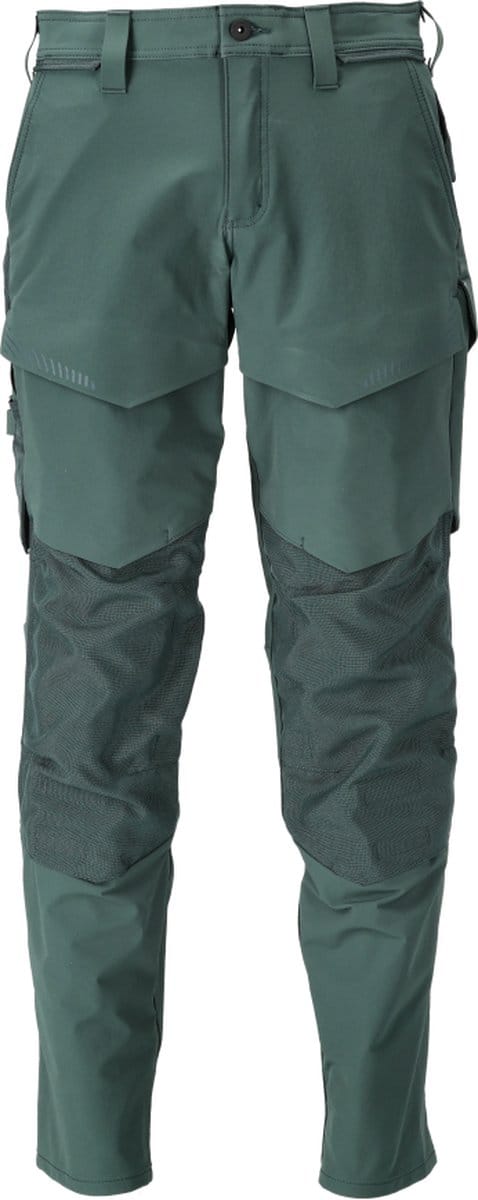 Mascot Customized Broek met kniezakken 22379-311 - Bosgroen - C47 - 76