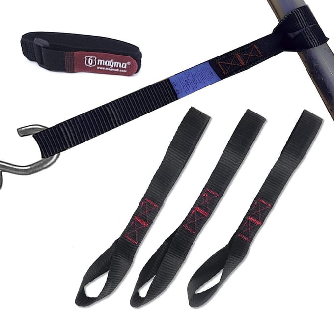 Set van 4 Korte Spanbanden met Soft Loops 30 cm - 1000 kg Werkbelasting
