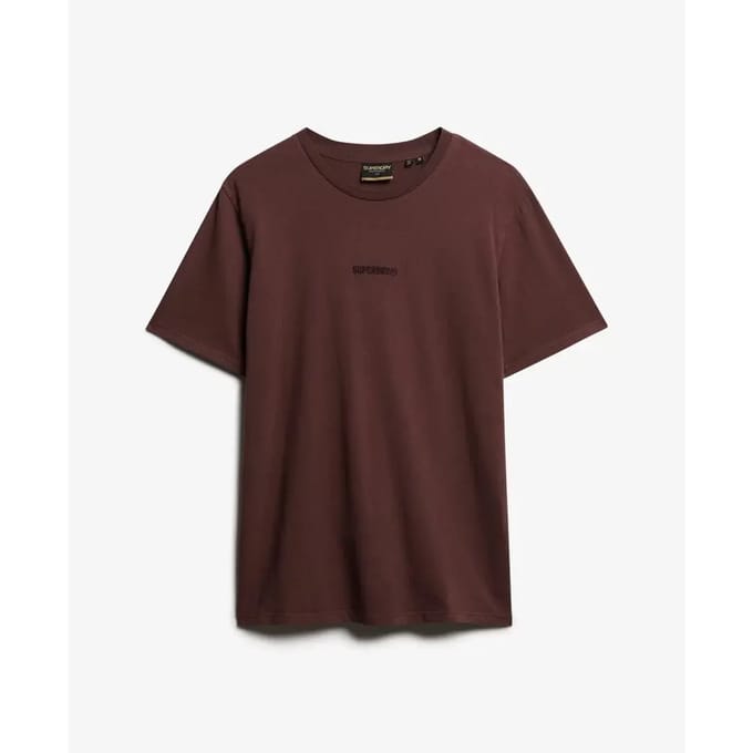 Superdry - T-shirt met micrologo - Heren - T-shirts