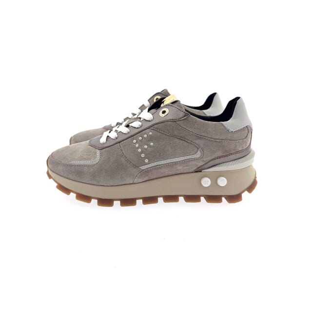 Floris Van Bommel Sfw-10084 Blokki Sneakers - Suède - Dames - Bruin - Maat 42