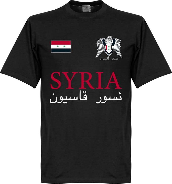 Syrië National T-Shirt - Zwart - XL