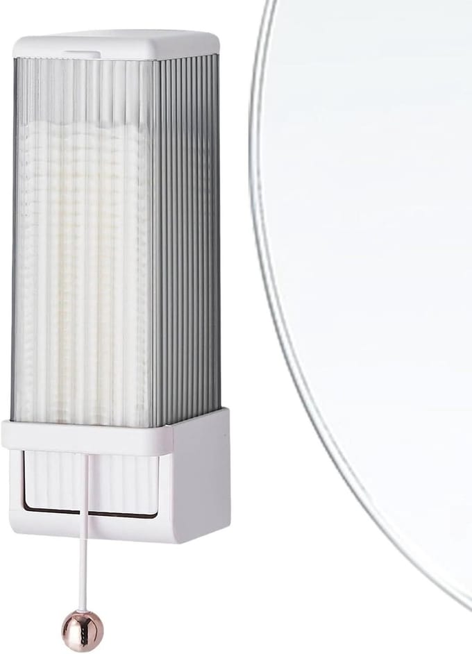 Wattenschijf Organizer - Opberger Houders - Badkamer Opruimen - Stofdicht Ontwerp - 19 cm Lengte - Wit