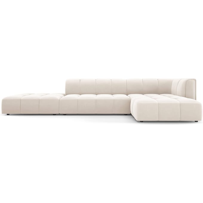 Hoekbank Francesca velvet rechts 5-zits | Milo Casa
