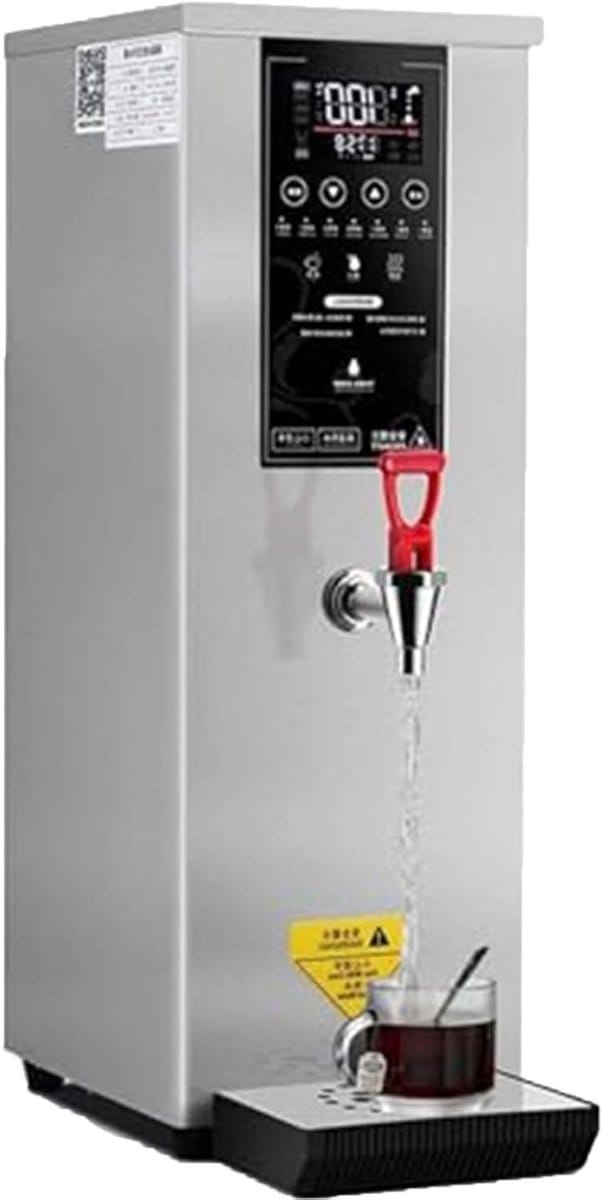 Commerciële Waterkoker - Heetwaterdispenser - Water Verwarmen - Instelbaar Smart Display - 60L - Grijs