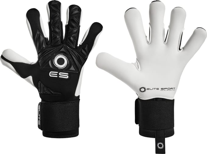 Elite Sport Neo Revolution II Combi Keepershandschoenen - Zwart / Wit | Maat: 8