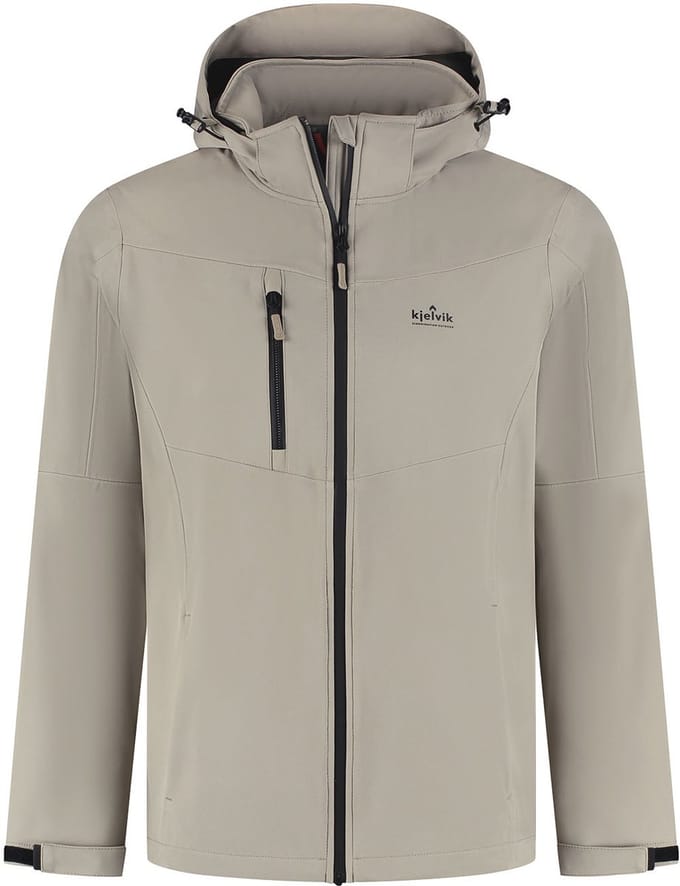 Kjelvik Victor Outdoorjas Heren - Zand