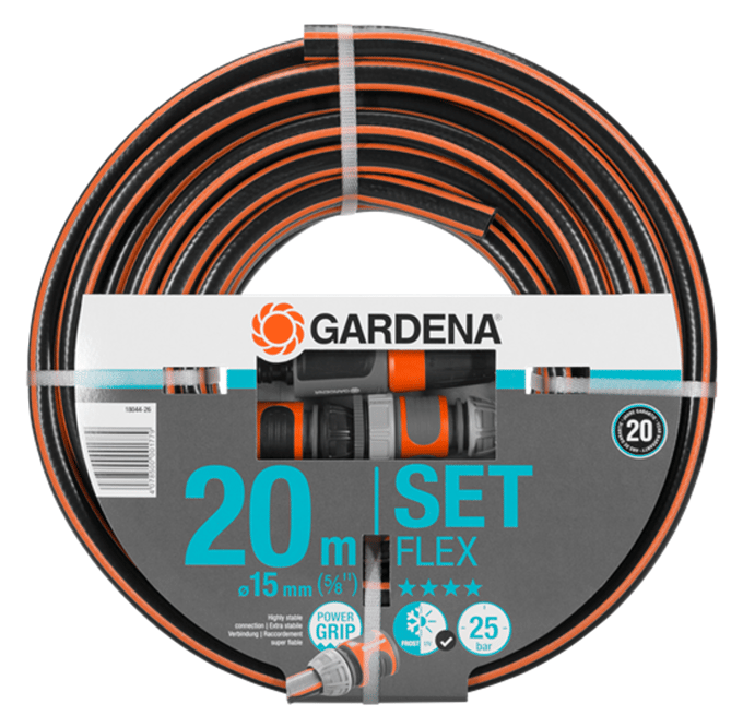GARDENA Comfort FLEX Tuinslang - 15 mm (5/8") - 20 m - met accessoires