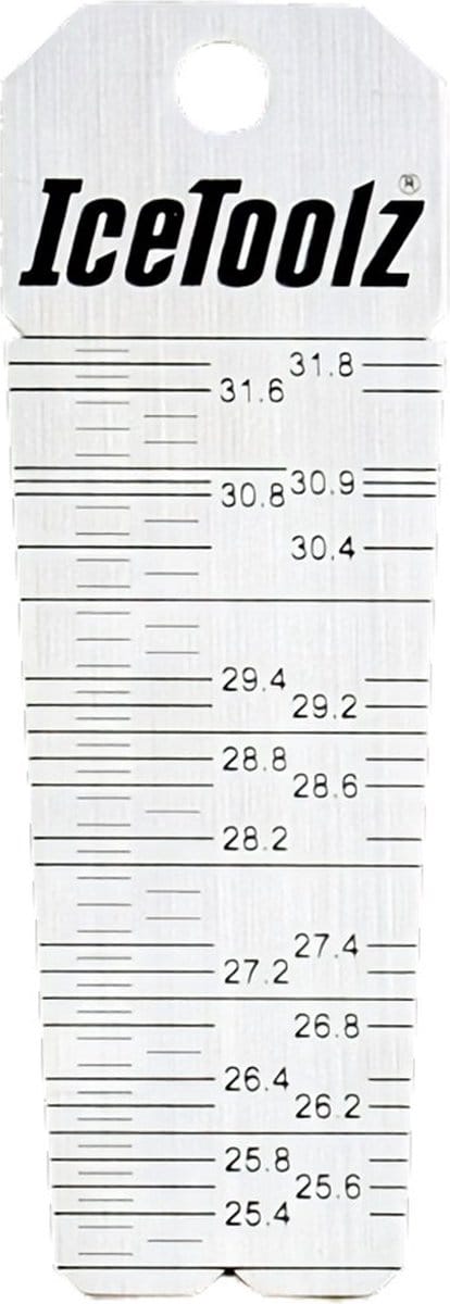 Zadelpenbuismaat IceToolz E326 (ø 25,0 ~ ø31,8 mm)