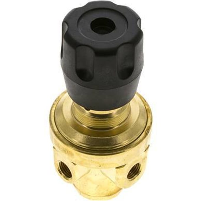 Drukregelaar G1/4'' 490l/min 0.1-1.5bar/1-22psi Messing CO2