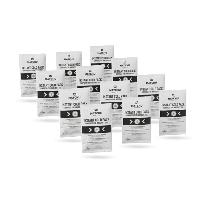 Matchu Sports Ice Pack set 12 stuks (instant cold) - 12 Ice packs - Wit