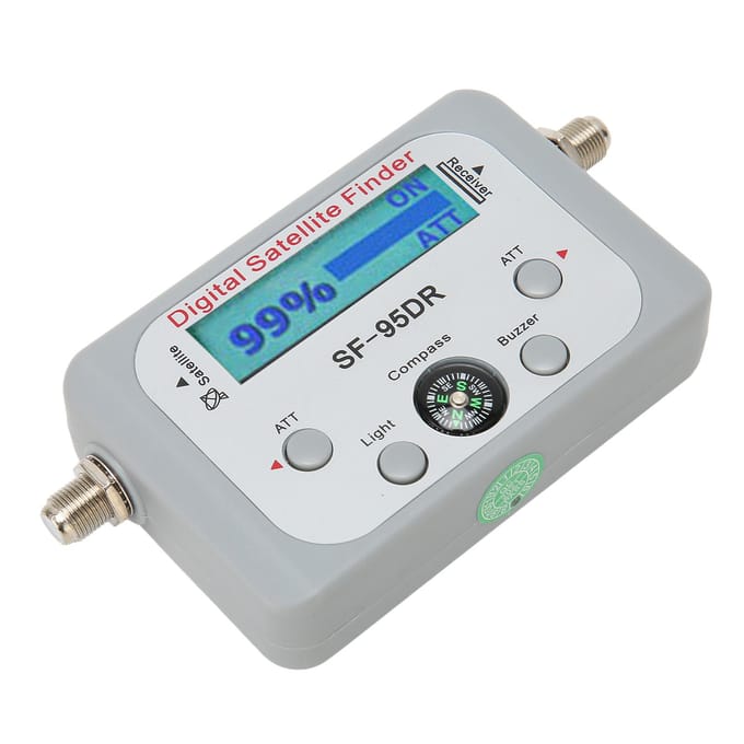 Digitale Satellietzoeker 950 tot 2150MHz ATT Buzzer Functie Satellietsignaalmeter met Kompas voor