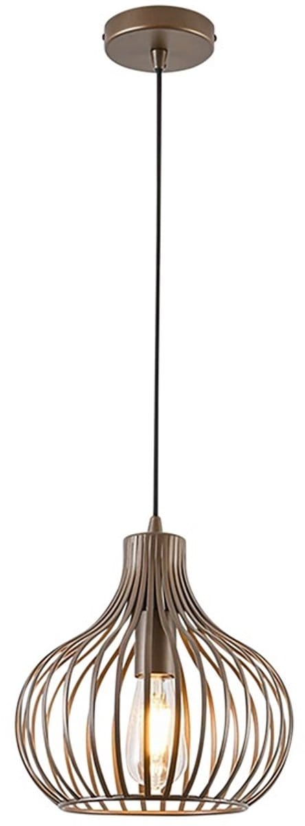 Freelight Hanglamp Aglio Brons-Goud Metaal Ø 28cm
