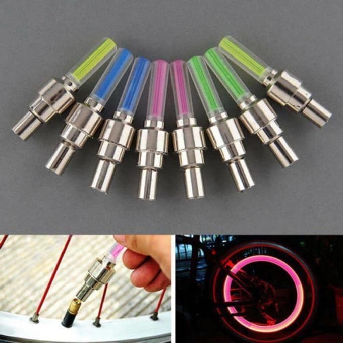 Phare avant de bicyclette - YWEI - Bleu - LED - 2 pièces - Alimentation par batterie bleu